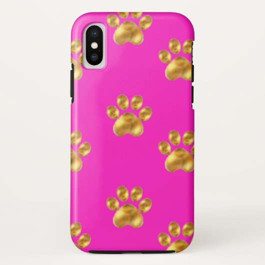 Mooie gouden poten Case-Mate iPhone case (Achterkant)