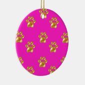 Mooie gouden poten keramisch ornament (Rechts)