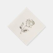 Mooie Gouden Roze Servetten (Hoek)