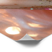 Mooie gouden slang met meisje poster (Hoek)