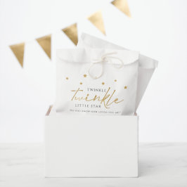 Mooie Gouden Sterren Twinkle Twinkle Baby Shower F Bedankzakje