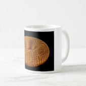 Mooie gouden torus koffiemok (Voorkant rechts)