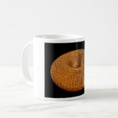 Mooie gouden torus koffiemok (Voorkant links)