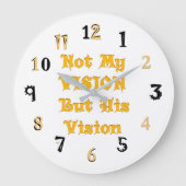 Mooie gouden wijzerplaat grote klok (Voorkant)