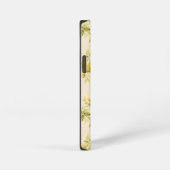 Mooie goudgele boerderij bloemmotief iPhone hoesje (Rechterkant)