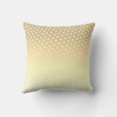 Mooie goudgele witte diamanten cushion kussen (Achterkant)