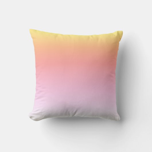 Mooie goudgele witte warme kleuren kussen (Voorkant)