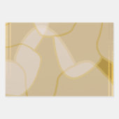 Mooie goudroze groene Floral Inpakpapier Vel (Voorkant 3)