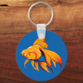 Mooie goudvis sleutelhanger (Voorkant)