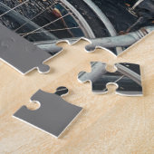 mooie gracht onder bewolkte hemel legpuzzel (Zijkant)