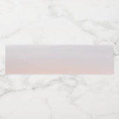 Mooie gradiënt op maat van de ochtendhemel waterfles etiket (Enkel label)