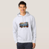 Mooie graffiti hoodie (Voorkant volledig)