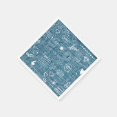 Mooie graffiti-kunst op wandgroene kalligrafie servet (Hoek)