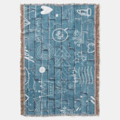 Mooie graffiti op Wall-groene kalligrafie Deken (Voorkant Verticaal)