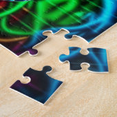 Mooie Graffiti Stedelijke Straatkunst Meisje Legpuzzel (Zijkant)