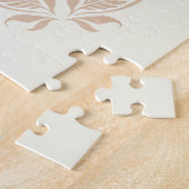 Mooie grafische theaterkunst, beige achtergrond legpuzzel (Zijkant)