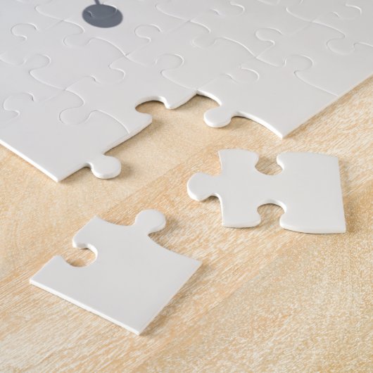 Mooie grafische vlinder, beige achtergrond legpuzzel (Zijkant)