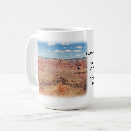 Mooie Grand Canyon Mok! Koffiemok (Voorkant links)