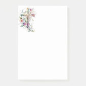 Mooie Graphic Art Crucifix Cross Christelijk Post-it® Notes (Voorkant)