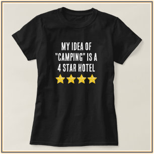 Mooie & Grappige Diva Citat Camping T-Shirt
