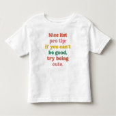Mooie, grappige kerst kinder shirts (Voorkant)