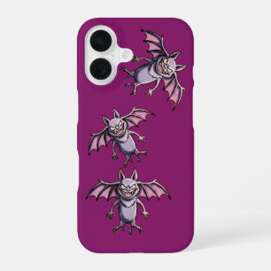 Mooie Grappige Vliegende Vleermuizen Patroon Magen iPhone 16 Hoesje