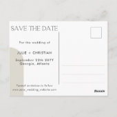 Mooie gratis Drinken bruiloft Bewaar de datum Briefkaart (Achterkant)