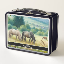 Mooie grazende paarden