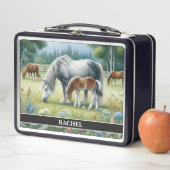 Mooie Grazing Paarden (In situ)