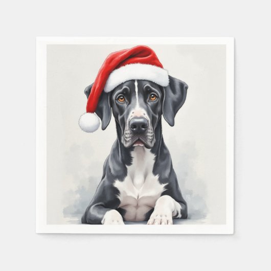 Mooie Great Dane servetten (Voorkant)