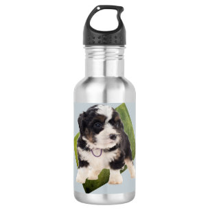 Mooie Green Bernedole Puppy Art Thermal Tumb Waterfles
