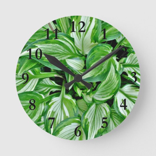 Mooie Greenery Home Decor Ronde Klok (Voorkant)