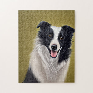 Mooie Grens Collie Legpuzzel