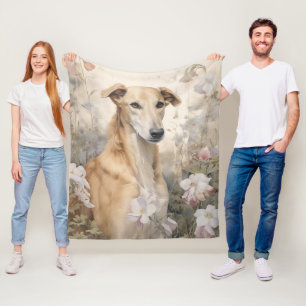 Mooie Greyhound Fleece Deken
