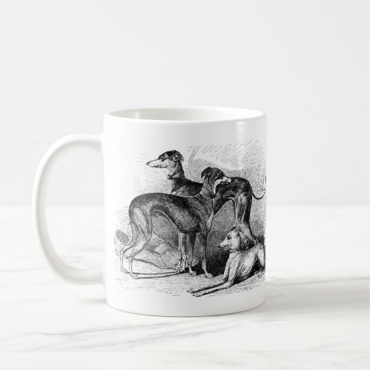 Mooie Greyhounds Koffiemok (Links)