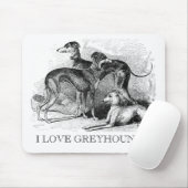 Mooie Greyhounds Muismat (Met muis)