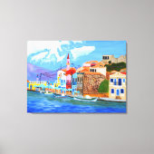 Mooie Griekenland canvas kunst (Voorkant)