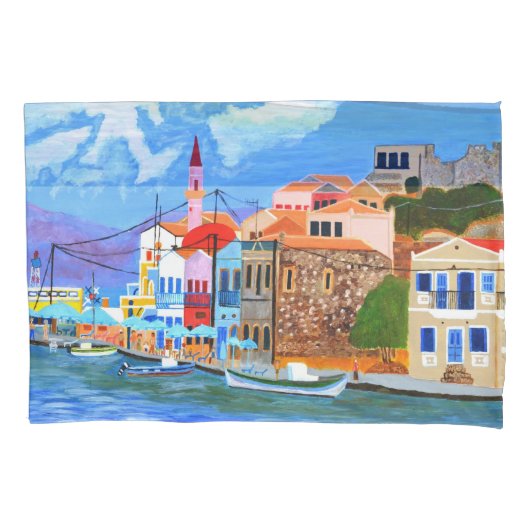 Mooie Griekenland kussensloop (Voorkant)