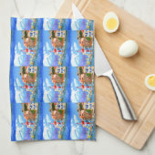 Mooie Griekenland  Theedoek (Quarter Fold)