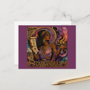 Mooie Griekse Godin Cassandra Briefkaart
