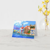 Mooie Griekse kaart (Gele Bloem)