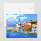 Mooie Griekse kaart (Voorkant / Achterkant)