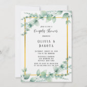 Mooie grijze gouden paren schoeisel kaart (Voorkant)