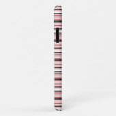 Mooie grijze roze strepen Case-Mate iPhone case (Achterkant/rechts)