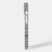 Mooie grijze strepen Case-Mate iPhone case (Achterkant / Links)