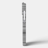 Mooie grijze strepen Case-Mate iPhone case (Achterkant / Links)