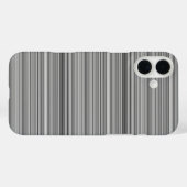 Mooie grijze strepen Case-Mate iPhone case (Achterkant (horizontaal))