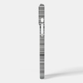 Mooie grijze strepen Case-Mate iPhone case (Achterkant / Links)