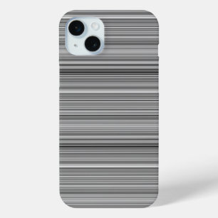 Mooie grijze strepen iPhone 15 mini hoesje