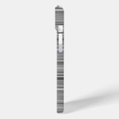 Mooie grijze strepen Case-Mate iPhone case (Achterkant / Links)